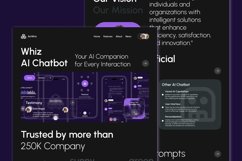 Whiz - AI Chatbot Landing Page V2 Product Image 5