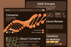 Conversa - AI Chatbot Landing Page V1 Product Image 5
