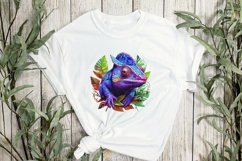 Tropical Vibrant Purple Sublimation Product Image 2