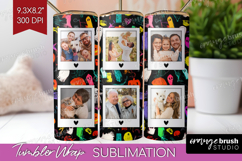 Halloween Photo Tumbler PNG - Brush Stroke Picture Tumbler Product Image 1