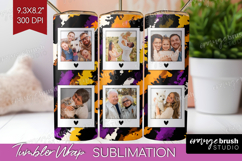 Halloween Photo Tumbler PNG - Brush Stroke Picture Tumbler Product Image 1