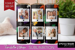Halloween Photo Tumbler PNG - Brush Stroke Picture Tumbler Product Image 1