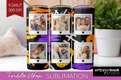 Halloween Photo Tumbler PNG - Brush Stroke Picture Tumbler Product Image 1