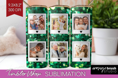 Glitter Photo Tumbler PNG - Sparkle Picture Tumbler Wrap Product Image 1