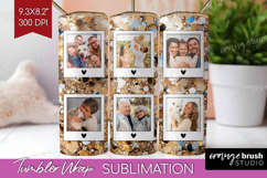 Glitter Photo Tumbler PNG - Sparkle Picture Tumbler Wrap Product Image 1