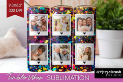 Glitter Photo Tumbler PNG - Sparkle Picture Tumbler Wrap Product Image 1