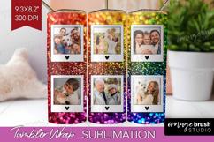 Glitter Photo Tumbler PNG - Sparkle Picture Tumbler Wrap Product Image 1