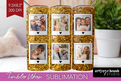 Glitter Photo Tumbler PNG - Sparkle Picture Tumbler Wrap Product Image 1