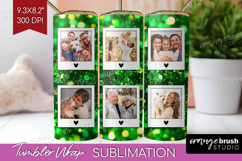 Glitter Photo Tumbler PNG - Sparkle Picture Tumbler Wrap Product Image 1