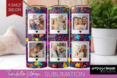 Glitter Photo Tumbler PNG - Sparkle Picture Tumbler Wrap Product Image 1