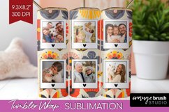 Groovy Photo Tumbler PNG - Flowers Picture Tumbler Wrap Product Image 1