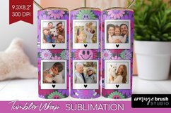 Groovy Photo Tumbler PNG - Flowers Picture Tumbler Wrap Product Image 1