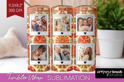 Groovy Photo Tumbler PNG - Flowers Picture Tumbler Wrap Product Image 1
