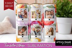 Flowers Photo Tumbler PNG - Floral Picture Tumbler Wrap Product Image 1