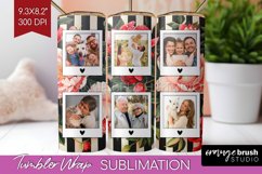 Flowers Photo Tumbler PNG - Floral Picture Tumbler Wrap Product Image 1