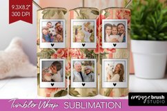 Flowers Photo Tumbler PNG - Floral Picture Tumbler Wrap Product Image 1