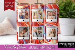Rose Gold Photo Tumbler PNG - Abstract Picture Tumbler Wrap Product Image 1