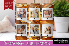 Rose Gold Photo Tumbler PNG - Abstract Picture Tumbler Wrap Product Image 1