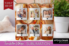 Rose Gold Photo Tumbler PNG - Abstract Picture Tumbler Wrap Product Image 1