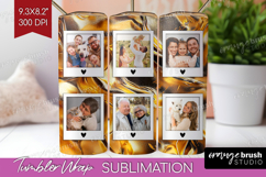 Rose Gold Photo Tumbler PNG - Abstract Picture Tumbler Wrap Product Image 1