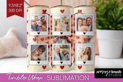 Valentines Day Photo Tumbler PNG - Heart Picture Tumbler Product Image 1