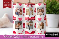 Valentines Day Photo Tumbler PNG - Heart Picture Tumbler Product Image 1