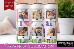 Wildflowers Photo Tumbler PNG - Floral Picture Tumbler Wrap Product Image 1