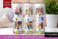 Wildflowers Photo Tumbler PNG - Floral Picture Tumbler Wrap Product Image 1