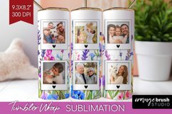 Wildflowers Photo Tumbler PNG - Floral Picture Tumbler Wrap Product Image 1