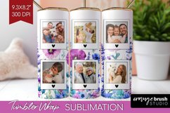 Wildflowers Photo Tumbler PNG - Floral Picture Tumbler Wrap Product Image 1