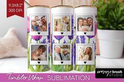 Wildflowers Photo Tumbler PNG - Floral Picture Tumbler Wrap Product Image 1