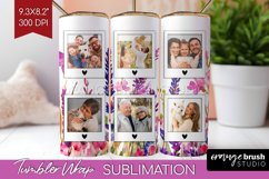 Wildflowers Photo Tumbler PNG - Floral Picture Tumbler Wrap Product Image 1