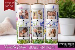 Wildflowers Photo Tumbler PNG - Floral Picture Tumbler Wrap Product Image 1