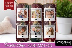 Christmas Photo Tumbler PNG - Christmas Tree Picture Tumbler Product Image 1