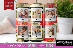 Floral Photo Tumbler PNG - Peony Flower Picture Tumbler Wrap Product Image 1