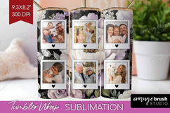 Floral Photo Tumbler PNG - Peony Flower Picture Tumbler Wrap Product Image 1