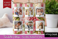 Floral Photo Tumbler PNG - Peony Flower Picture Tumbler Wrap Product Image 1