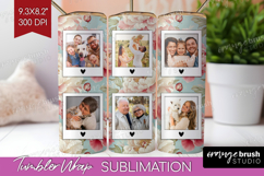 Floral Photo Tumbler PNG - Peony Flower Picture Tumbler Wrap Product Image 1