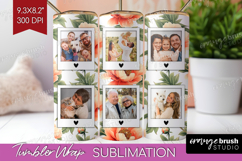 Floral Photo Tumbler PNG - Peony Flower Picture Tumbler Wrap Product Image 1