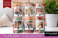 Floral Photo Tumbler PNG - Peony Flower Picture Tumbler Wrap Product Image 1