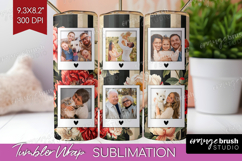 Floral Photo Tumbler PNG - Peony Flower Picture Tumbler Wrap Product Image 1