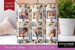 Flowers Photo Tumbler PNG - Vintage Floral Picture Tumbler Product Image 1