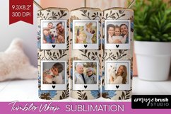 Flowers Photo Tumbler PNG - Vintage Floral Picture Tumbler Product Image 1