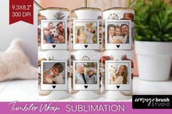 Christmas Photo Tumbler PNG - Snowman Picture Tumbler Wrap Product Image 1