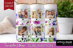 Wildflowers Photo Tumbler PNG - Summer Flowers Picture Wrap Product Image 1