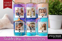Alcohol Ink Photo Tumbler PNG - Marble Picture Tumbler Wrap Product Image 1