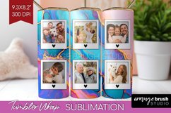 Alcohol Ink Photo Tumbler PNG - Marble Picture Tumbler Wrap Product Image 1