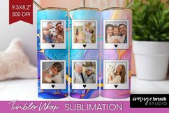 Alcohol Ink Photo Tumbler PNG - Marble Picture Tumbler Wrap Product Image 1