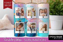 Alcohol Ink Photo Tumbler PNG - Marble Picture Tumbler Wrap Product Image 1