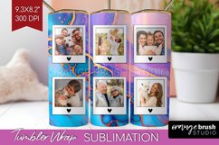 Alcohol Ink Photo Tumbler PNG - Marble Picture Tumbler Wrap Product Image 1